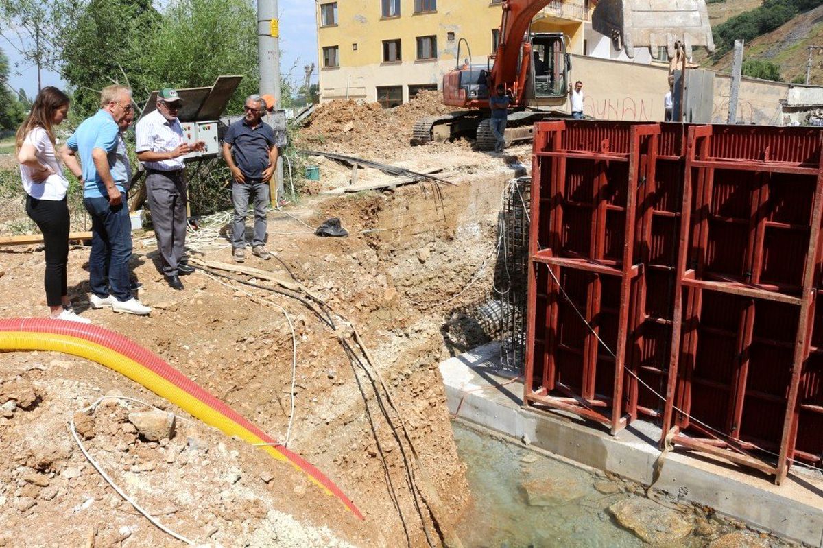 İnönü\'de kaptaj çalışmaları devam ediyor