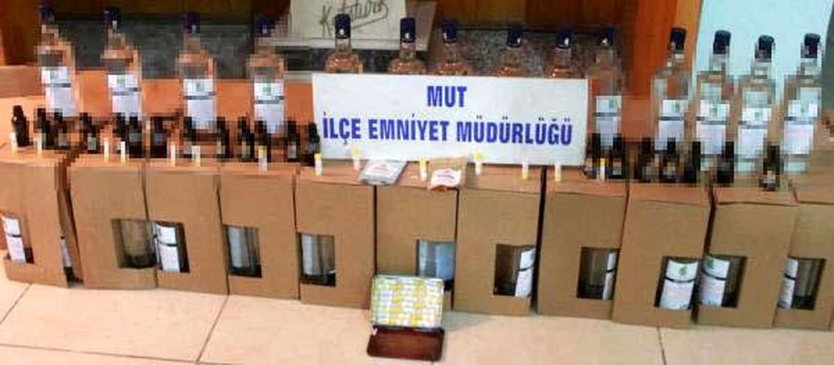 Mersin\'de etil alkol baskını