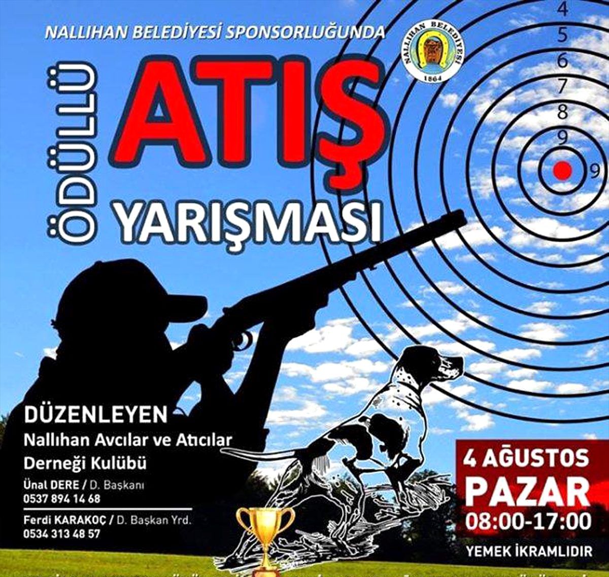 Nallıhan\'da ödüllü atış yarışması düzenlenecek