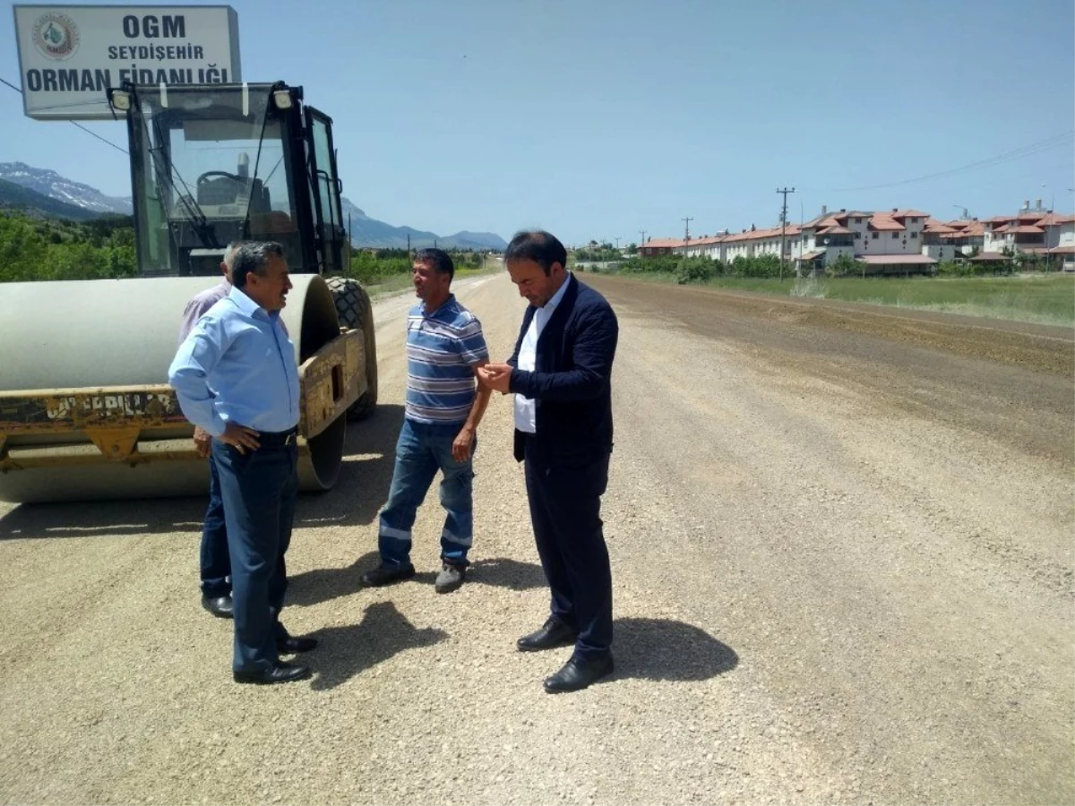 Seydişehir\'de maden yolu asfaltlanarak kullanıma açıldı