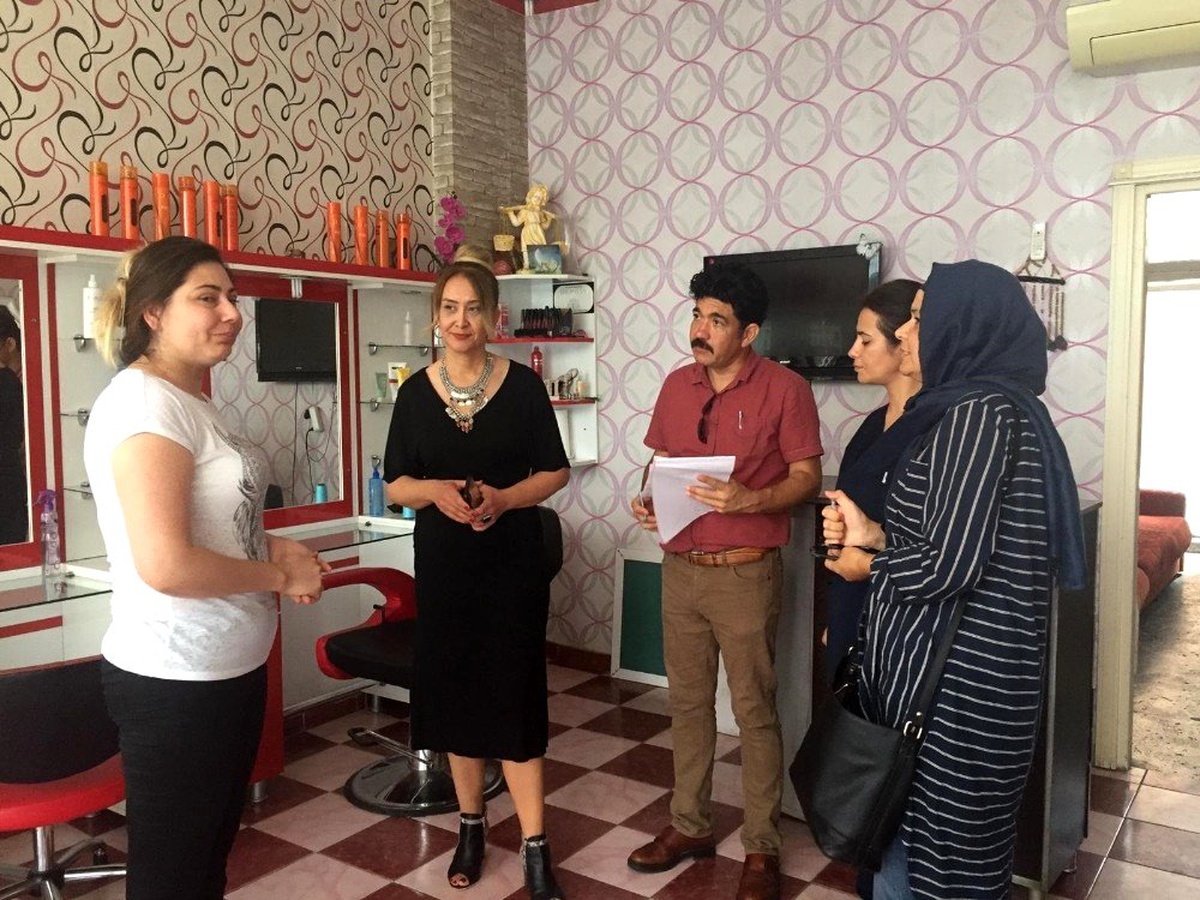 Tarsus\'ta berber, kuaför ve güzellik salonlarına denetim