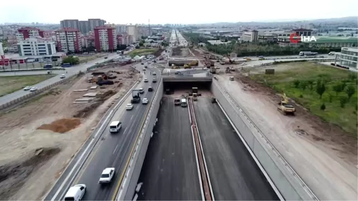 Ayaş Yolu-Sincan OSB alt geçidinin açılışına sayılı günler kaldı