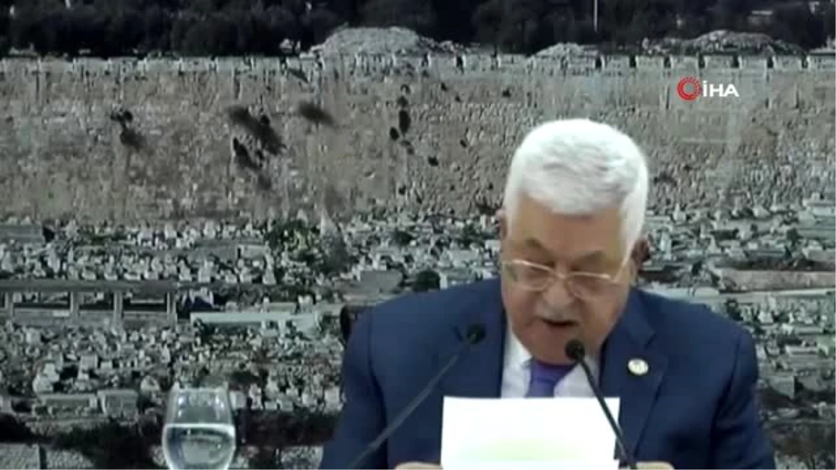 Filistin Devlet Başkanı Abbas: "İsrail ile yapılan tüm anlaşmalar askıya aldık"