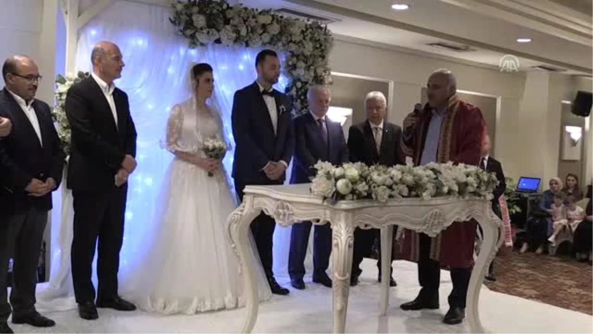 İçişleri Bakanı Soylu, nikah şahidi oldu