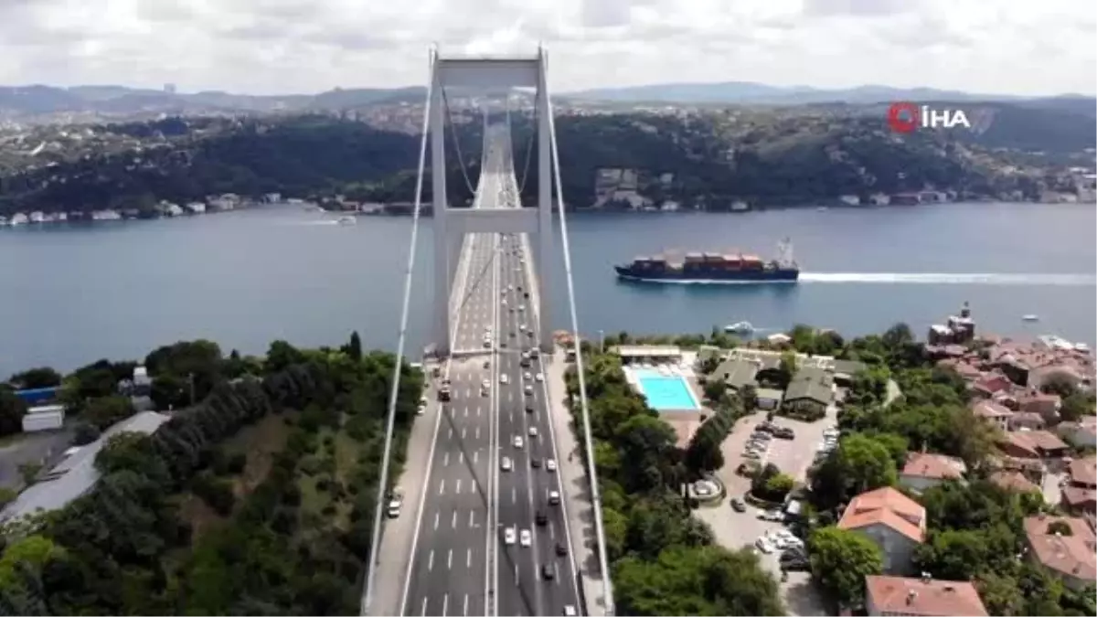 Trafiğe açılması beklenen FSM\'de son çalışmalar havadan görüntülendi