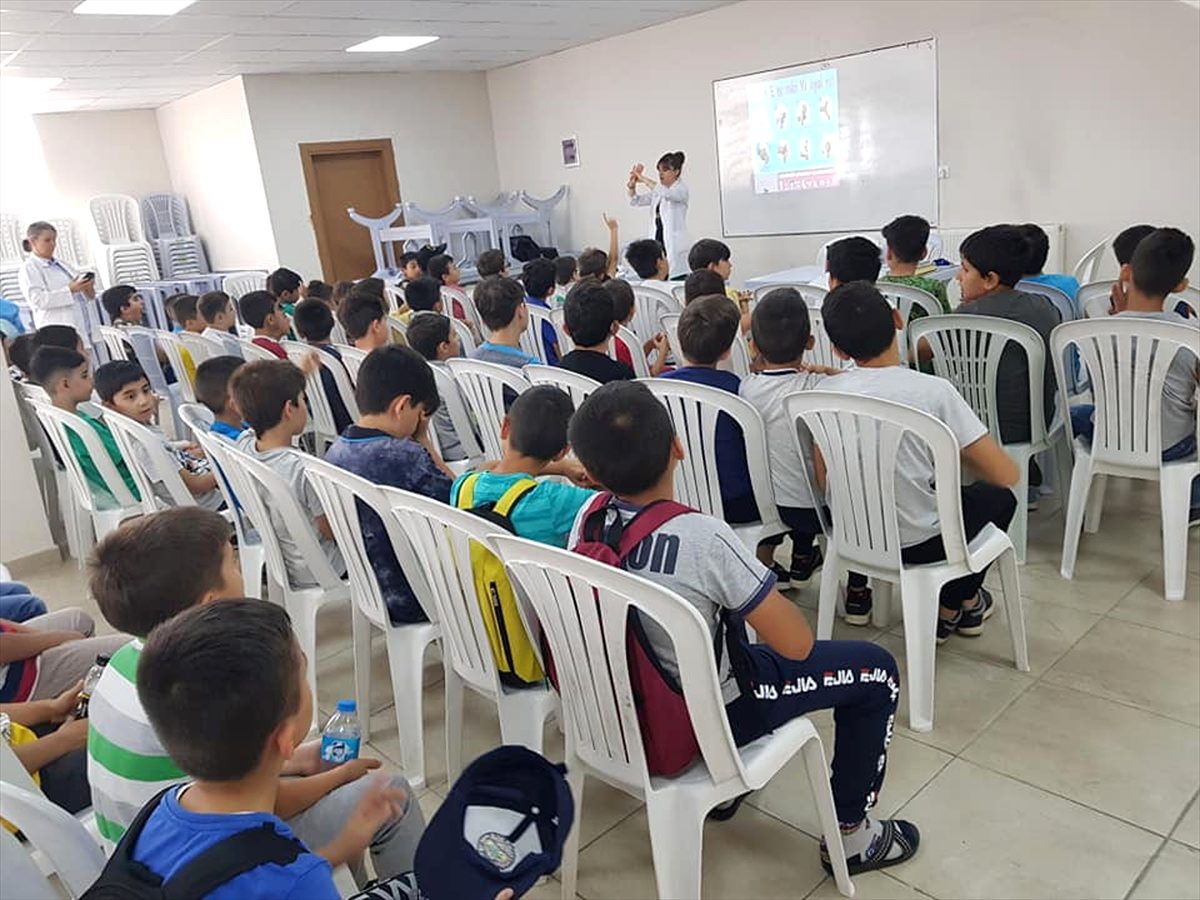 Beypazarı\'nda çocuklara ağız ve diş sağlığı semineri verildi