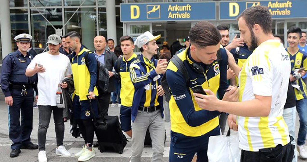 Fenerbahçe\'ye Münih\'te coşkulu karşılama