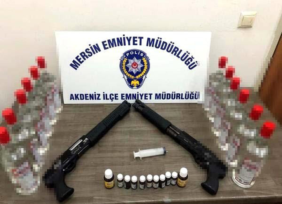 Mersin\'de kaçak içki operasyonu: 6 gözaltı