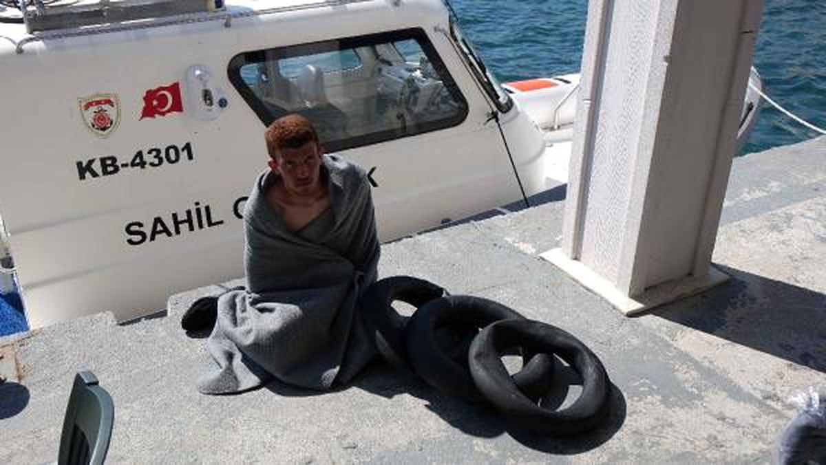 Şambrel ile Yunan adasına gitmek isterken yakalandı