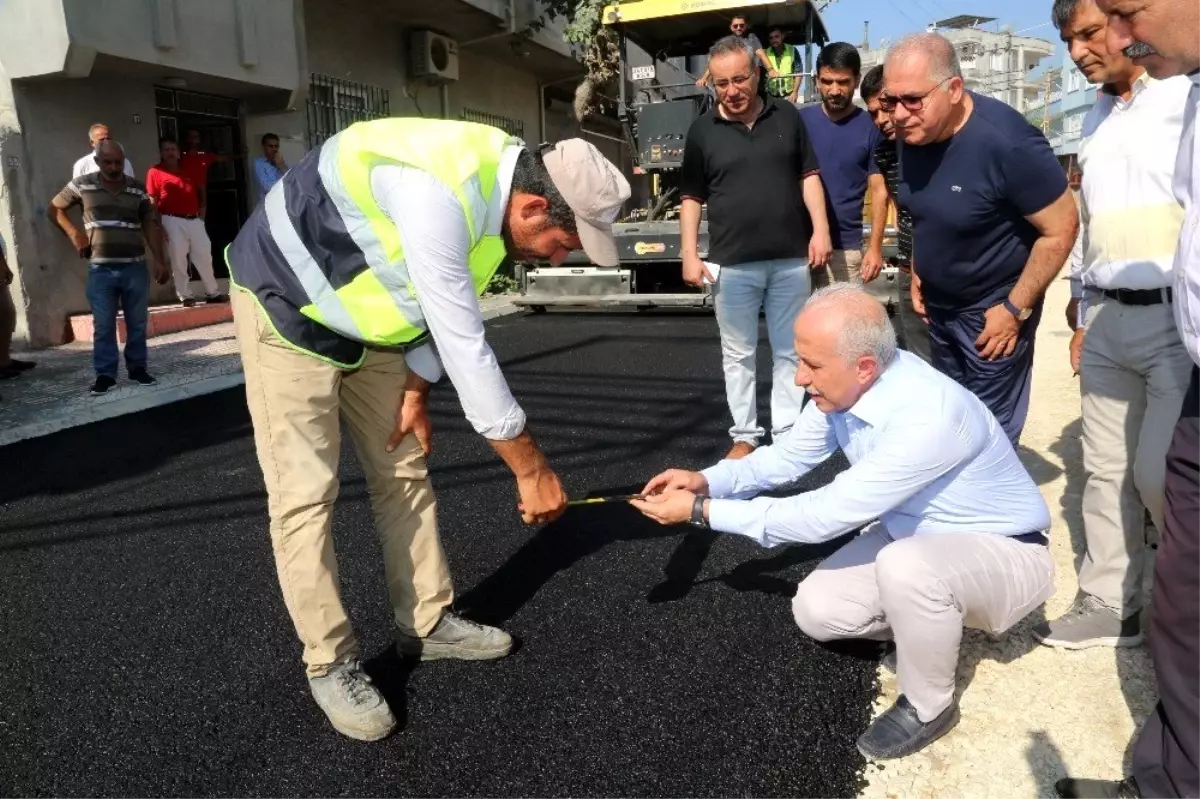 Akdeniz Belediyesi, Güneş Mahallesi pazar sokağını yeniledi