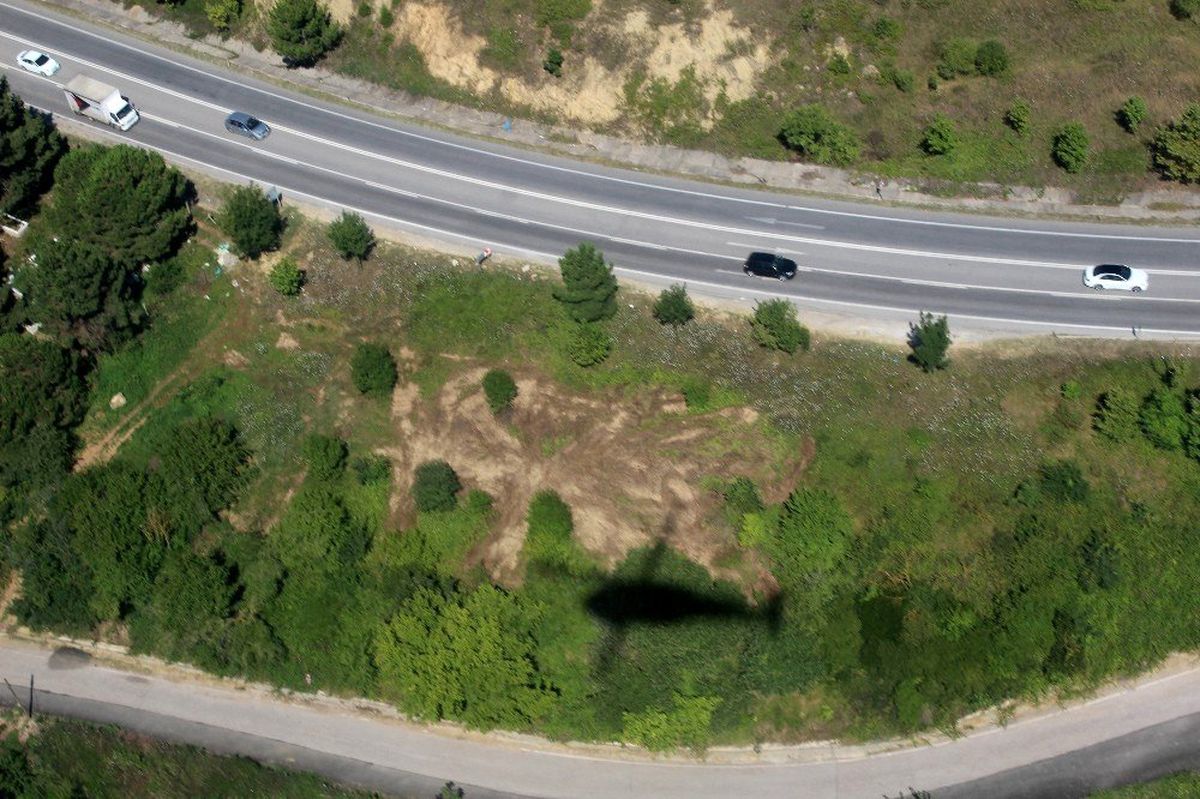 Bayram tatili öncesinde jandarmadan tatil yollarında helikopterli denetim