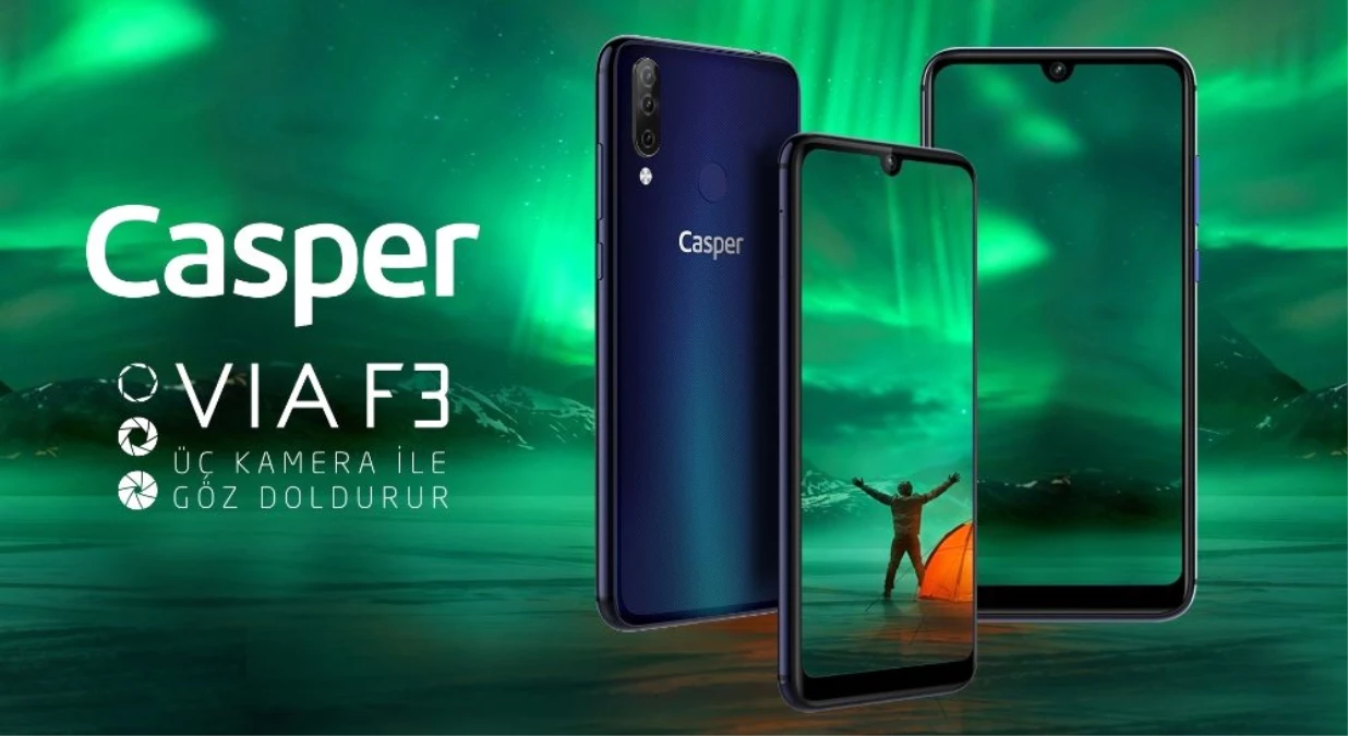 Casper\'dan yeni telefon: Casper VIA F3
