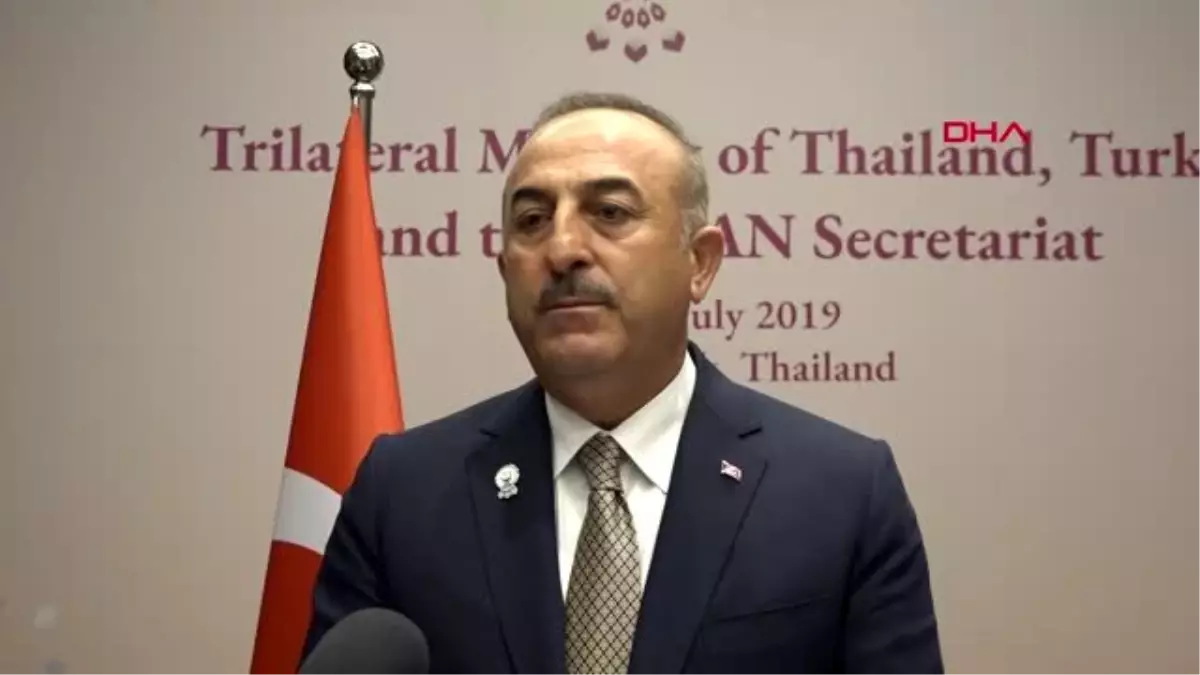 Çavuşoğlu, II. Türkiye-ASEAN Sektörel Diyalog Ortaklığı Üçlü Toplantısı sonrası değerlendirmelerde...