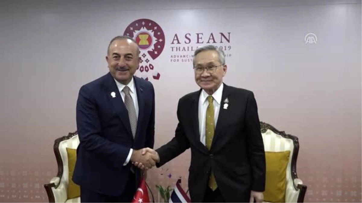 Dışişleri Bakanı Çavuşoğlu, Tayland Dışişleri Bakanı Pramudwinai ile görüştü