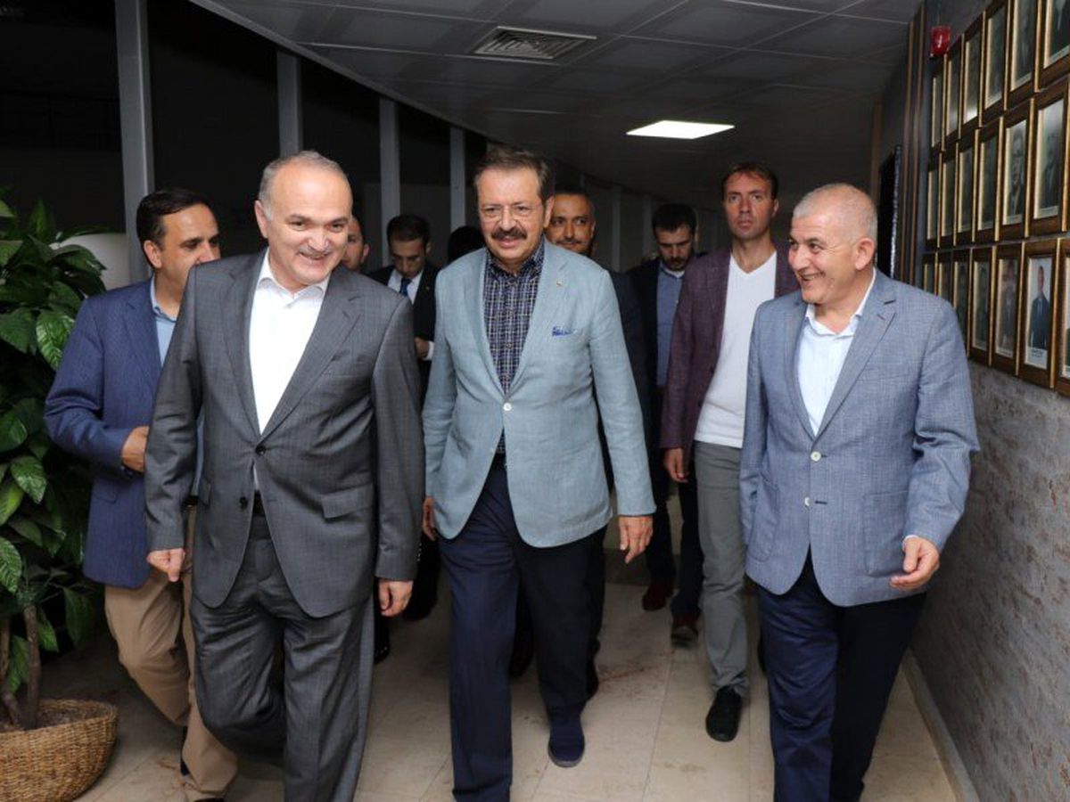 Hisarcıkloğlu\'ndan Başkan Özlü\'ye ziyaret