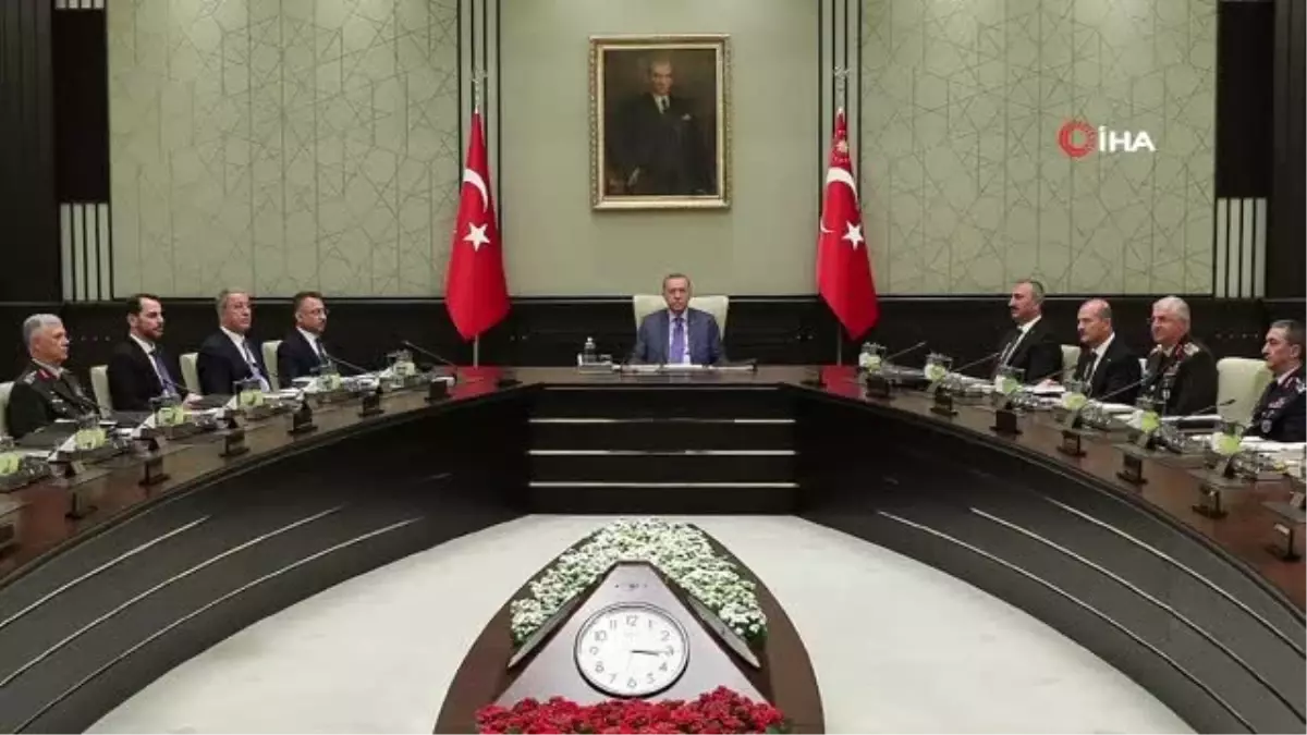 MGK, Cumhurbaşkanı Recep Tayyip Erdoğan başkanlığında toplandı