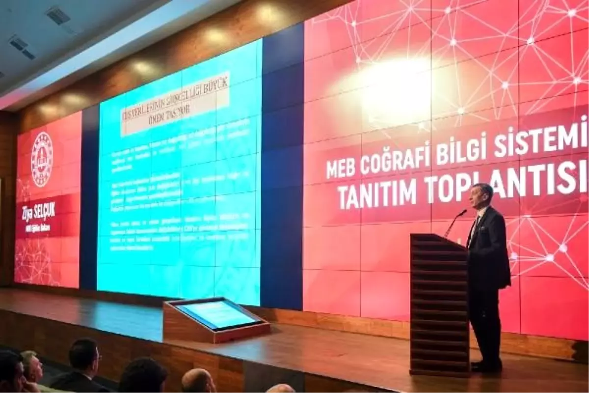 Milli Eğitim Bakanlığı Coğrafi Bilgi Sistemi tanıtıldı