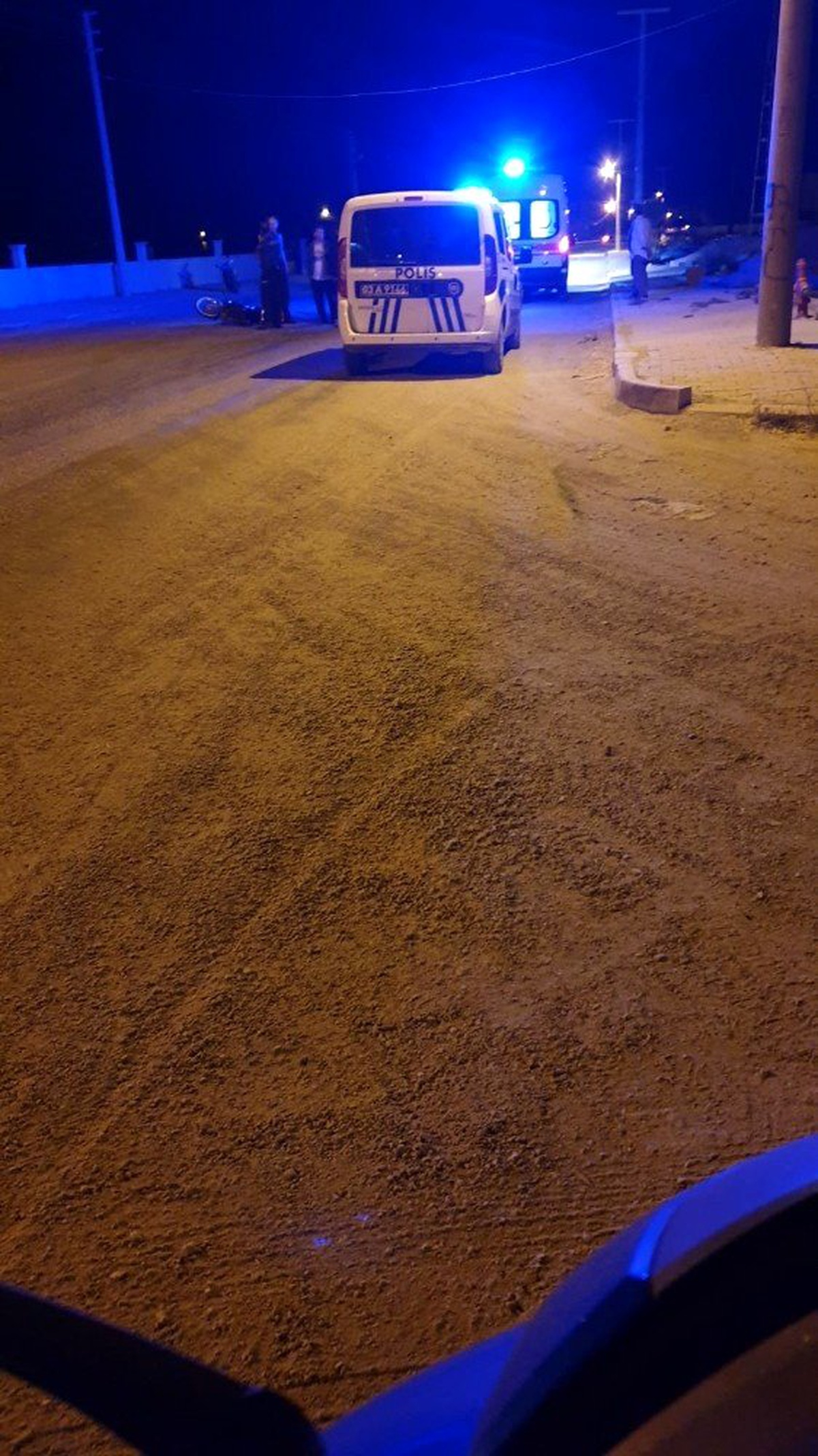 Şuhut\'ta motosiklet kazası; 1 yaralı