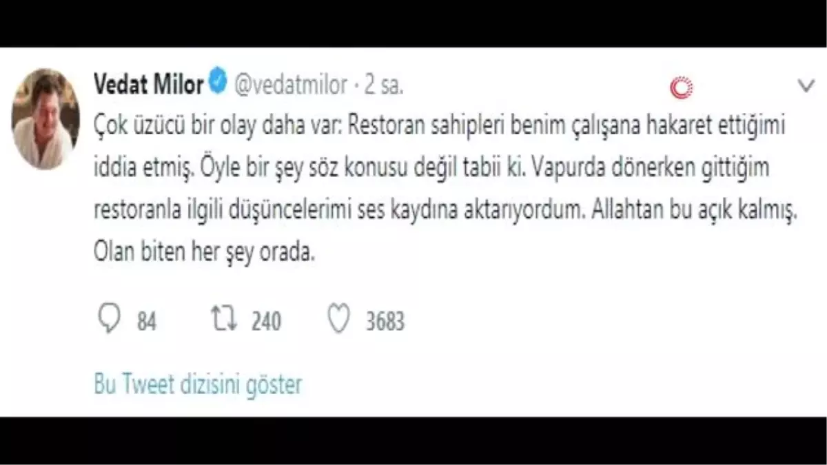 Vedat Milor\'a Burgazada\'da saldırı