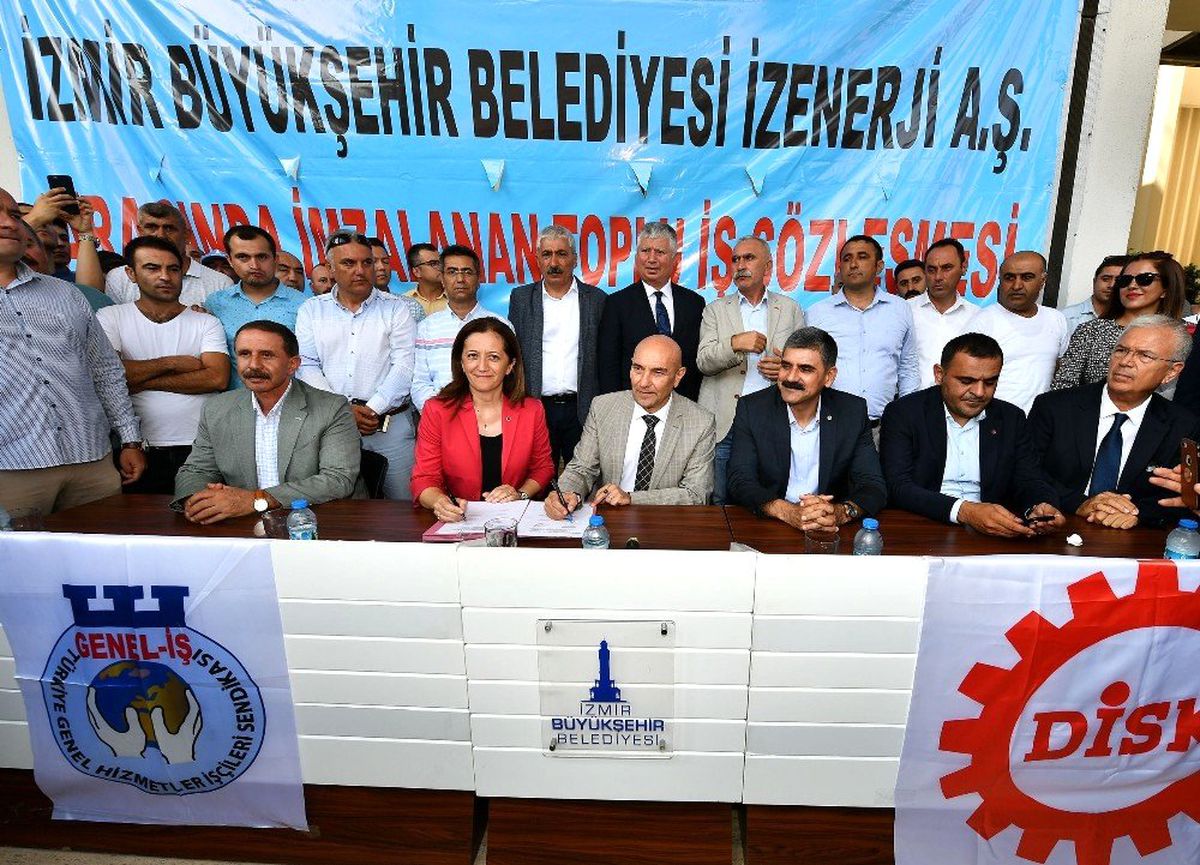 Büyükşehir de toplu sözleşme sevinci