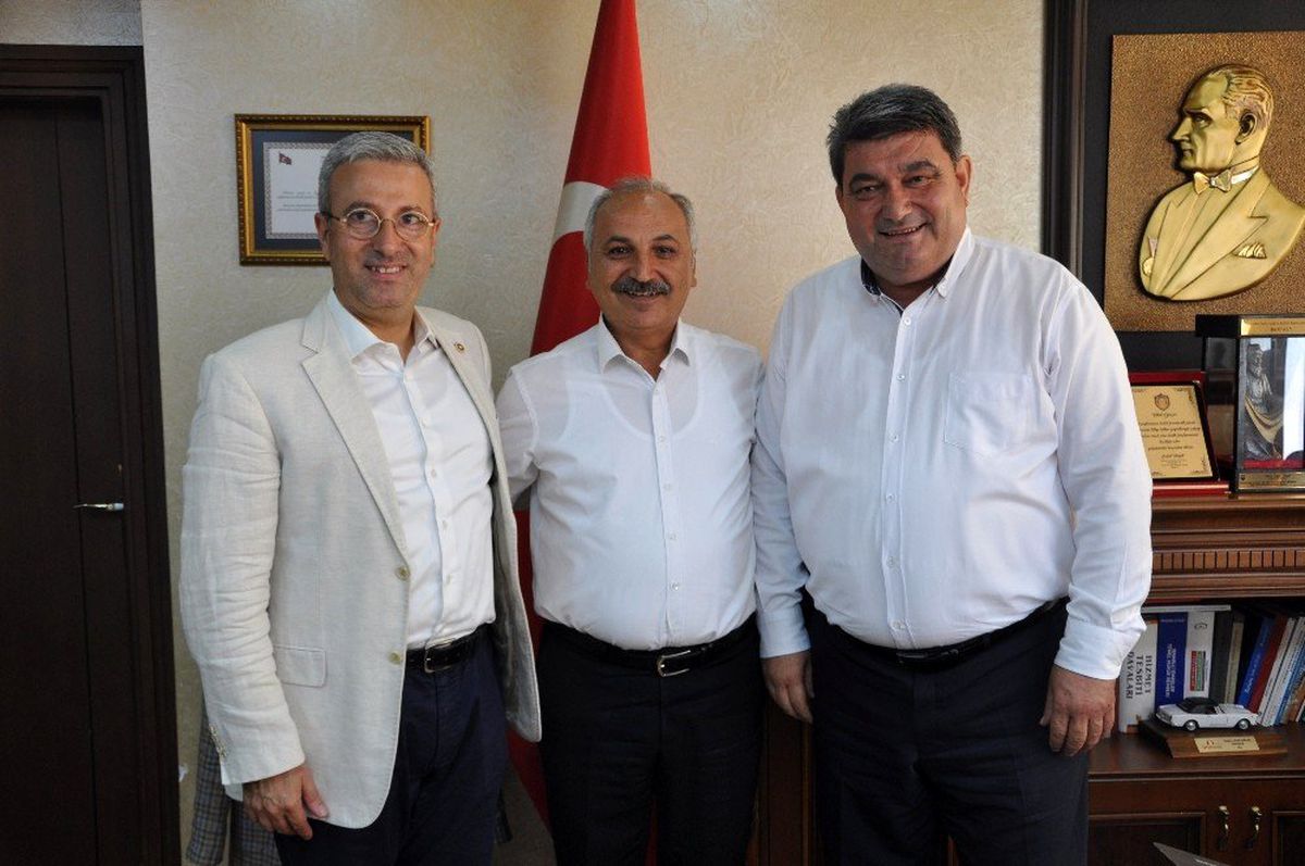 CHP\'li Gökçel ve Antmen\'den Başkan Dinçer\'e ziyaret