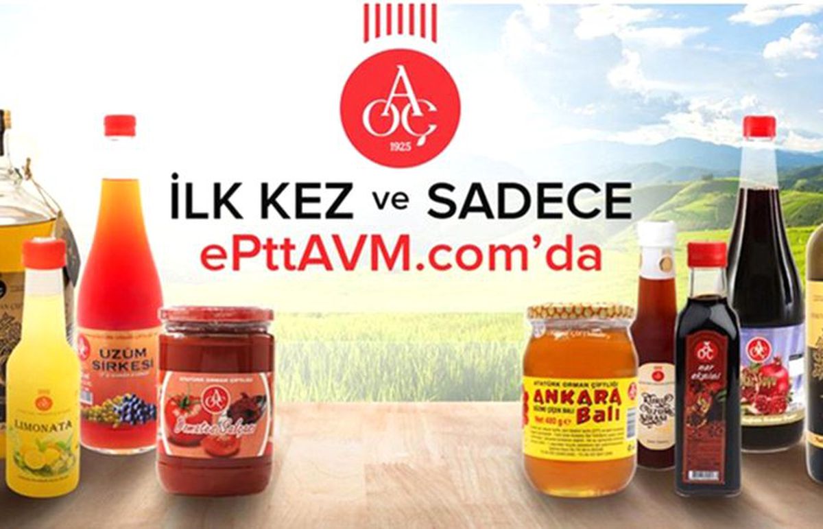 e-PTTAVM\'de AOÇ ürünlerinin satışına başlandı