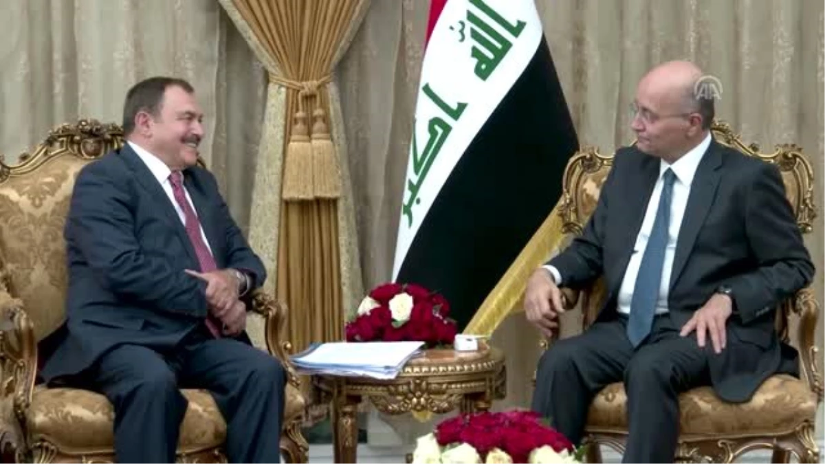 Eroğlu Irak Cumhurbaşkanı Salih ile görüştü