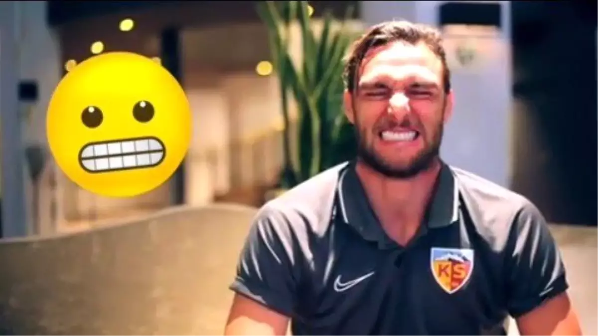 Kayserisporlu futbolcular emojileri gerçek hayata uyarladı