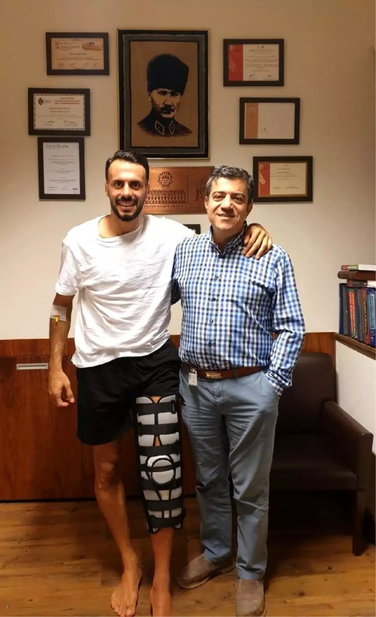 Alanyasporlu futbolcu Lokman, Kayseri\'de ameliyat oldu