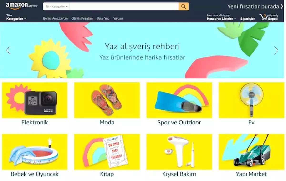 Amazon.com.tr\'den Yaz Alışveriş Rehberi