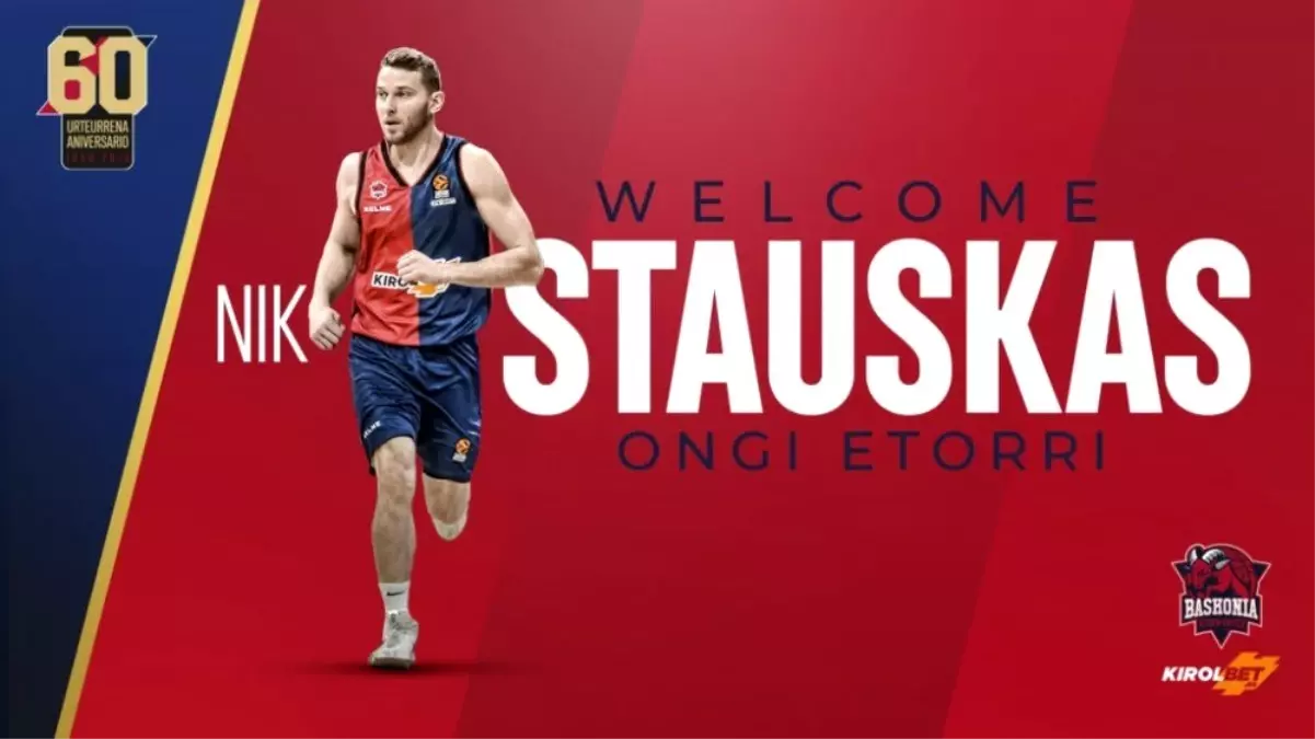 Baskonia Vitoria-Gasteiz, Nik Stauskas\'ı kadrosuna kattı