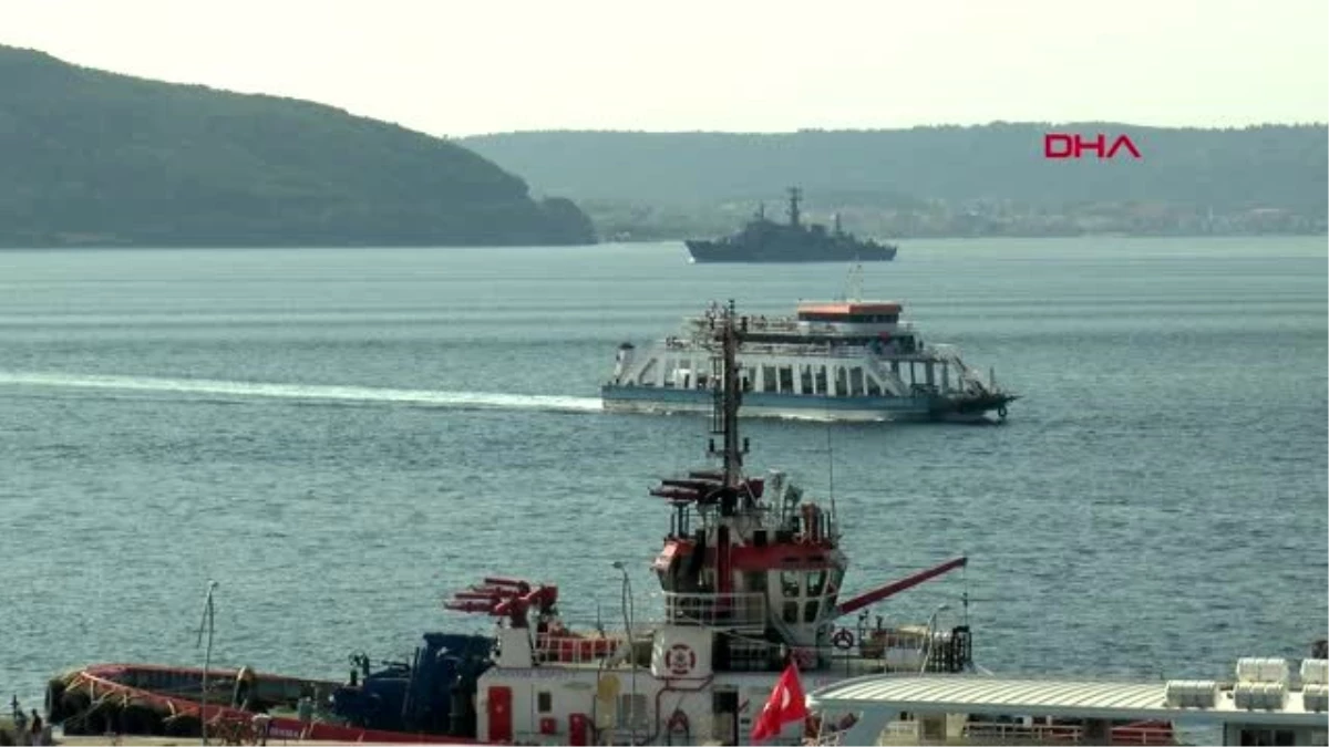 ÇANAKKALE Rus savaş gemisi Akdeniz\'e iniyor