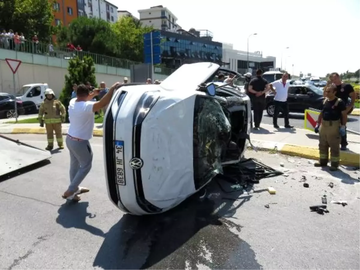 Çekmeköy-Şile yolunda trafik kazası; 3 yaralı
