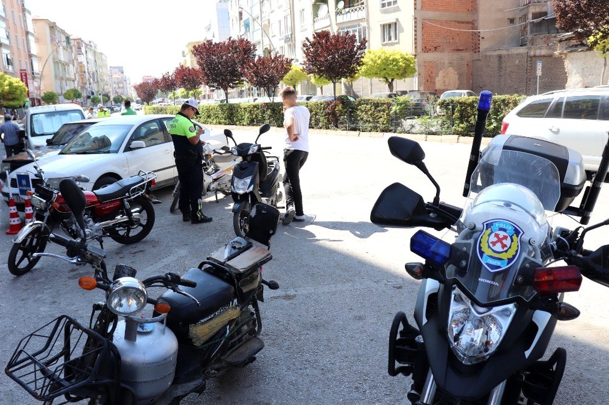 Karaman\'da elektrikli bisiklet ve motosikletlere yönelik denetimler arttırıldı