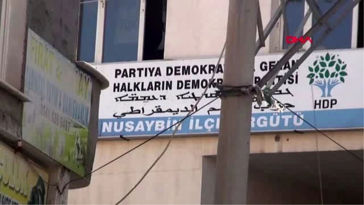 MARDİN Nusaybin\'de HDP ve DBP binalarında kaçak elektrik tespiti