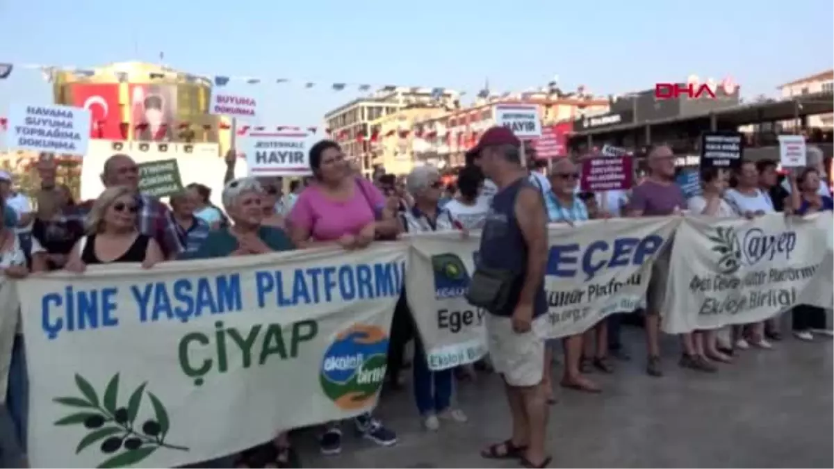 Aydın\'da çevrecilerden JES ihaleleri öncesi basın açıklaması
