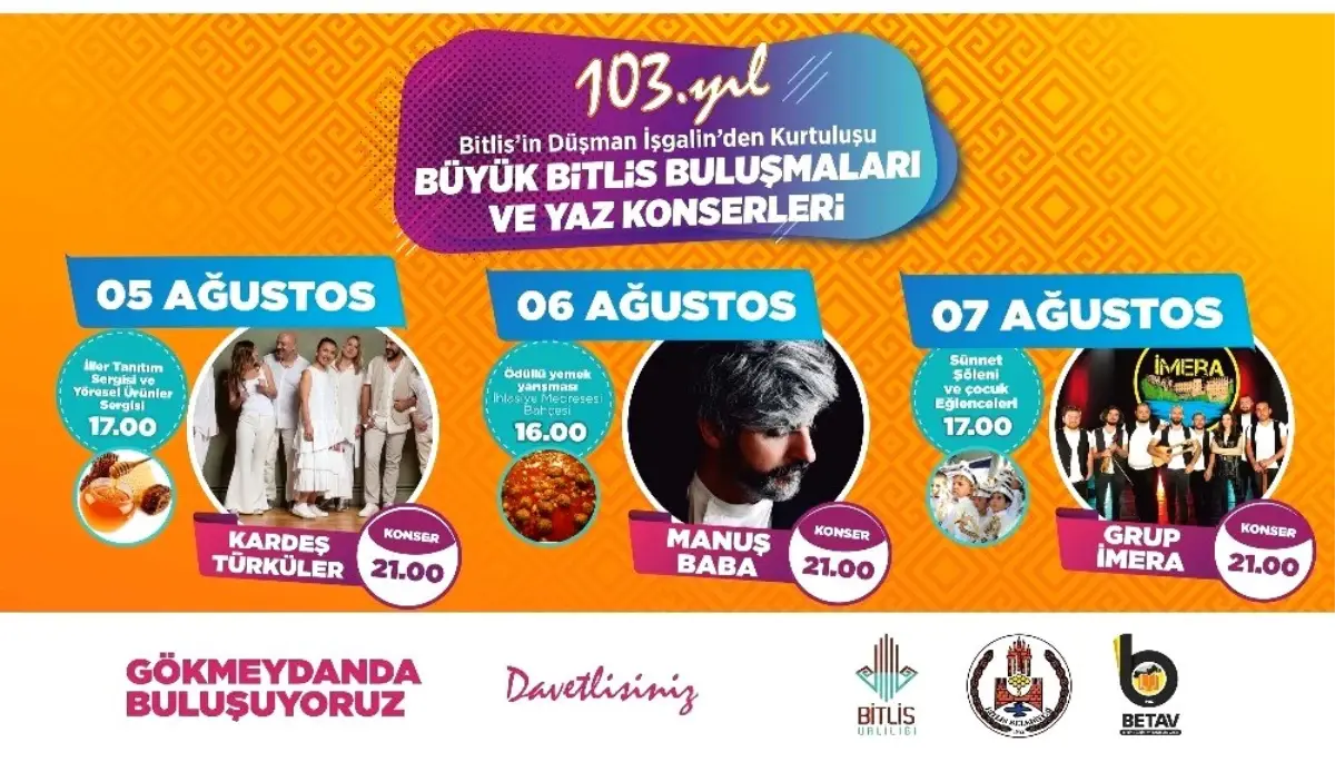 \'Büyük Bitlis Buluşmaları\' başlıyor