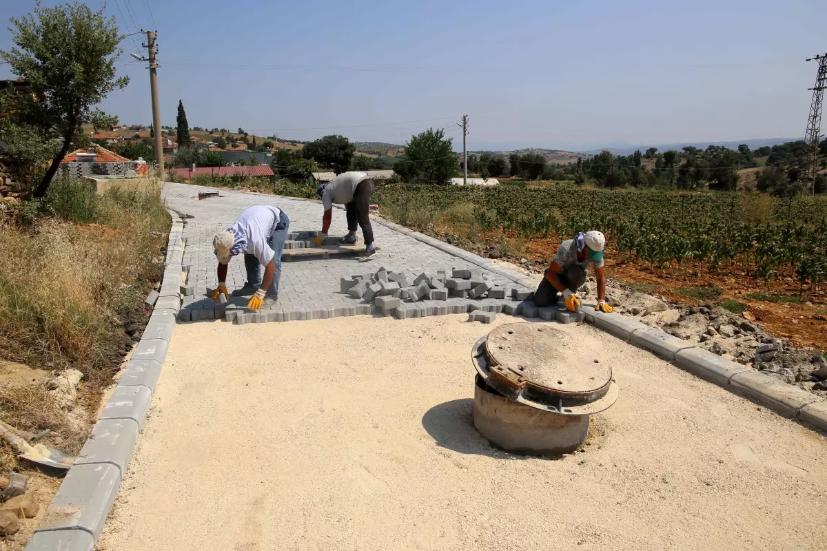 Eroğlu mahallesi\'ne 40 bin metrekarelik kilit parke taşı