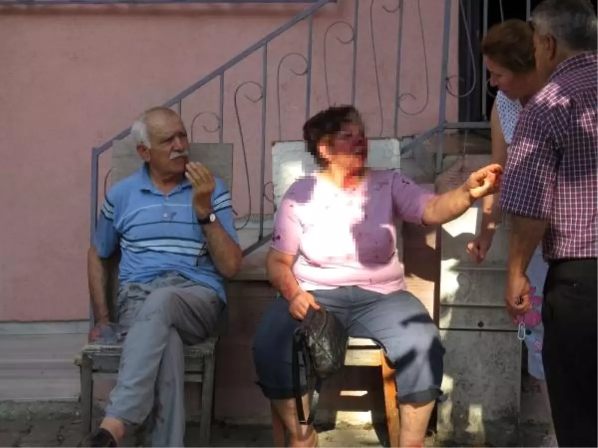 Baba ve üvey anne oğullar ve damadın sopalı saldırısına uğradı