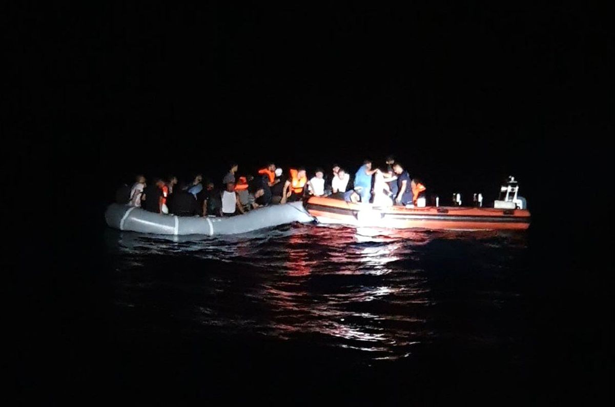 Datça\'da 42 göçmen yakalandı