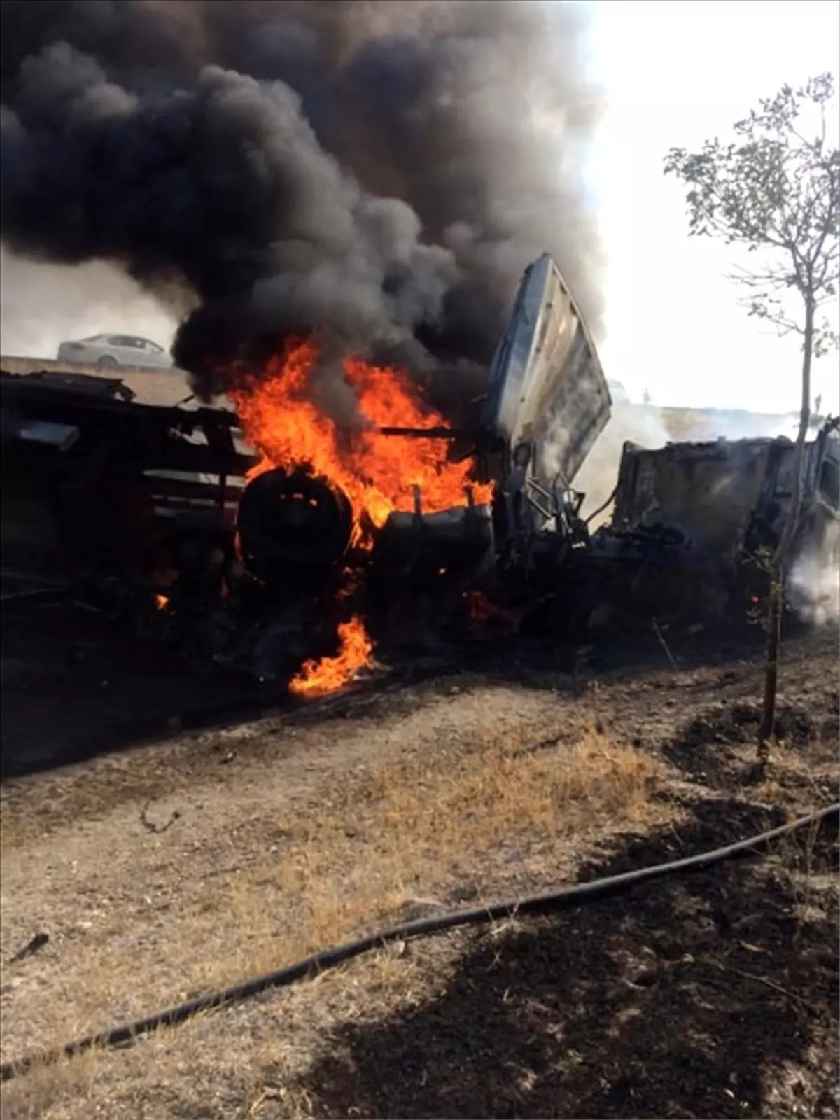 Karapınarda trafik kazası: 2 yaralı