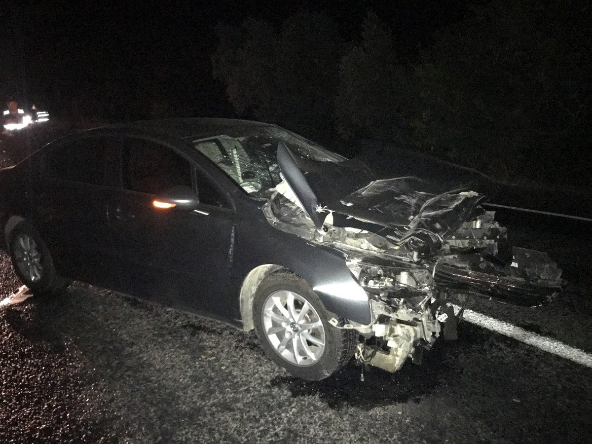 TIR\'a arkadan çarpan otomobilin sürücüsü alkollü çıktı