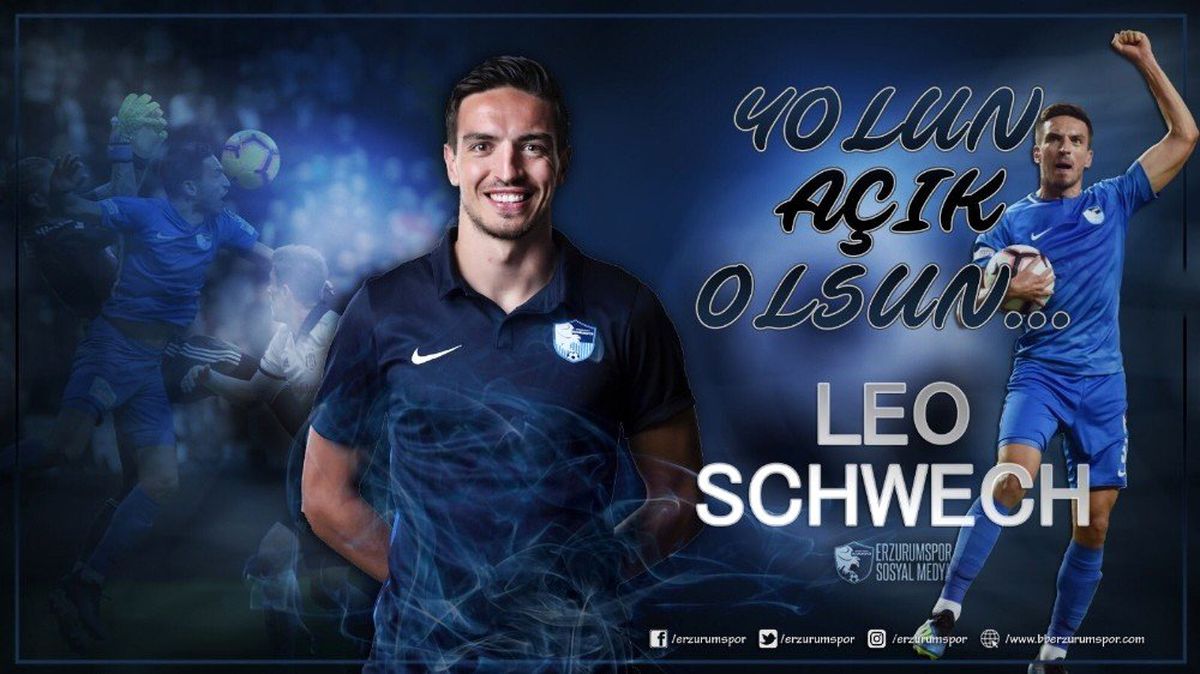 BB Erzurumspor Leo Schwechlen\'e veda etti