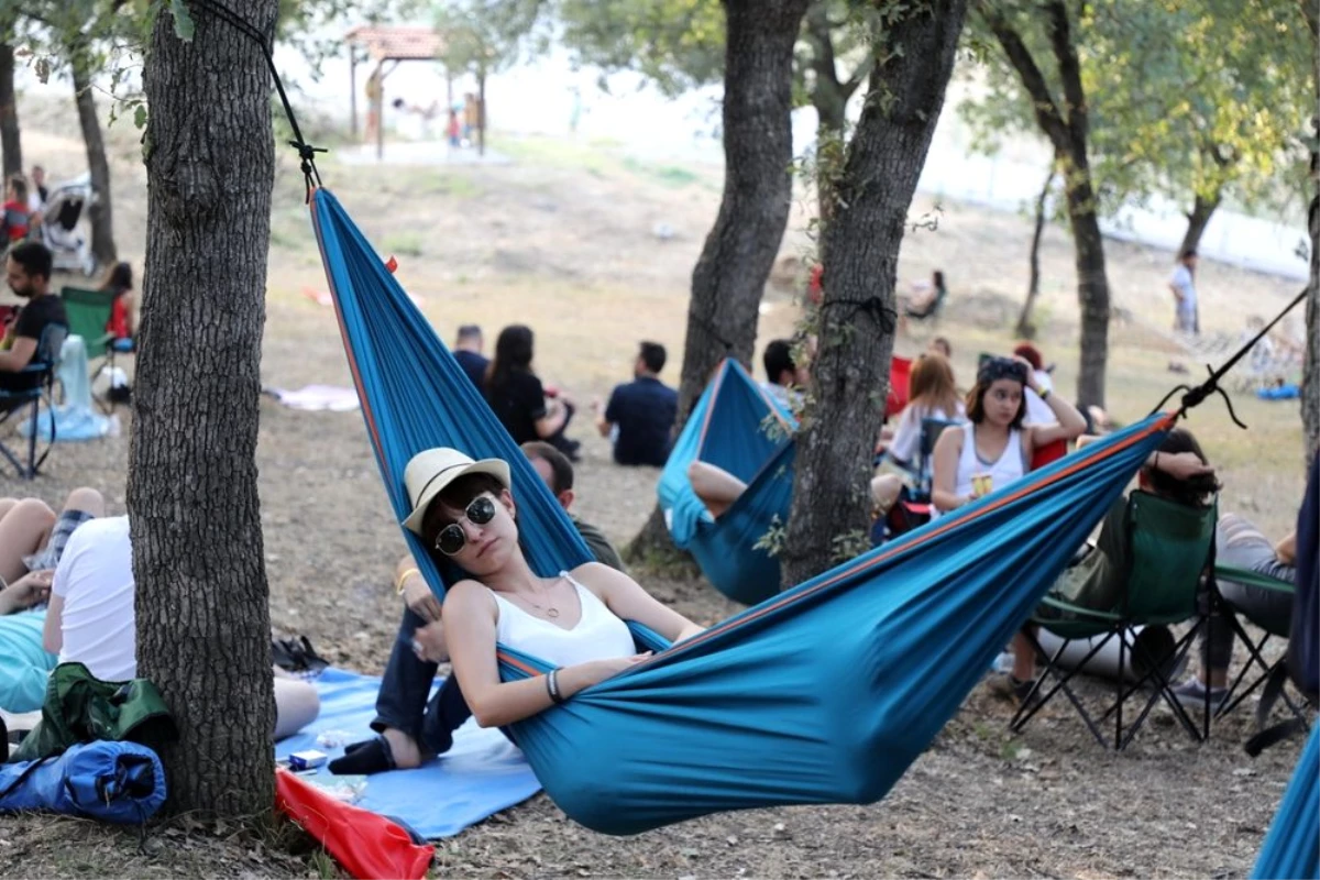 Dünyanın ilk ve tek Hamak Festivali renkli görüntülere sahne oldu