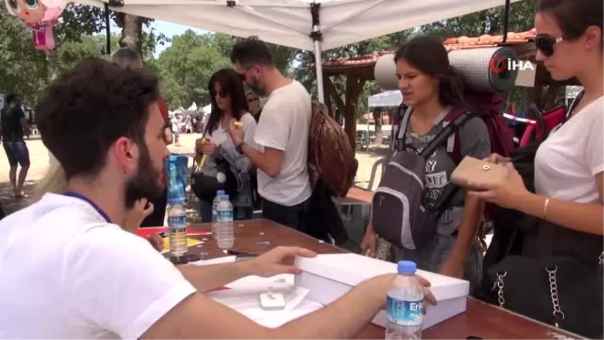 Dünyanın ilk ve tek hamak festivali renkli görüntülere sahne oldu