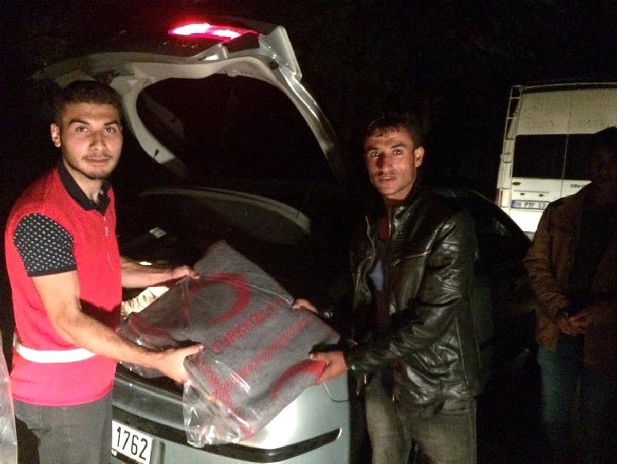 Mevsimlik tarım işçilerine Kızılay\'dan yardım