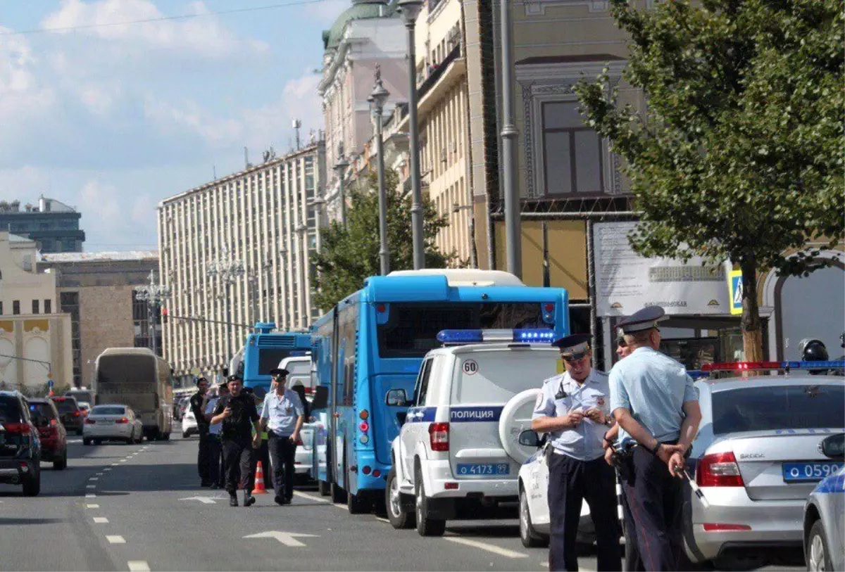 Moskova protestolarında gözaltı sayısı 600\'e yükseldi