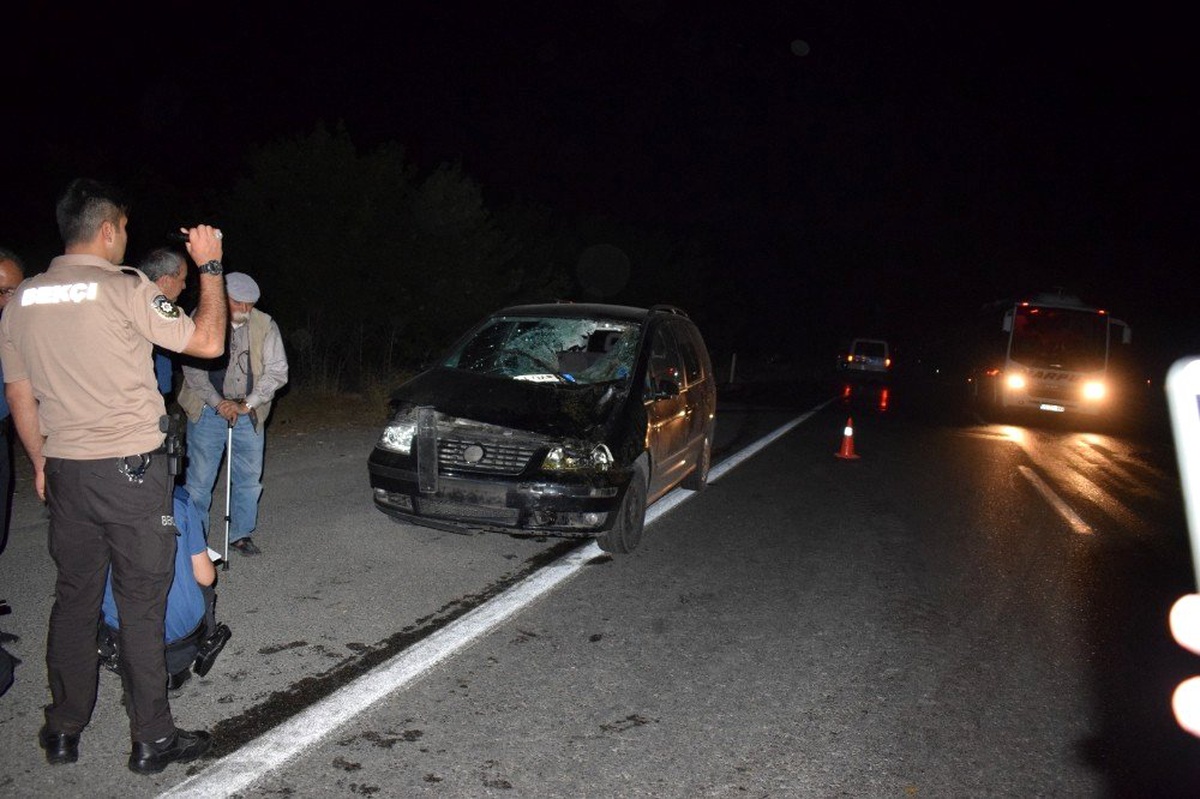 Çiftlikten kaçan yarış atları şehirler arası yolda trafiği birbirine kattı