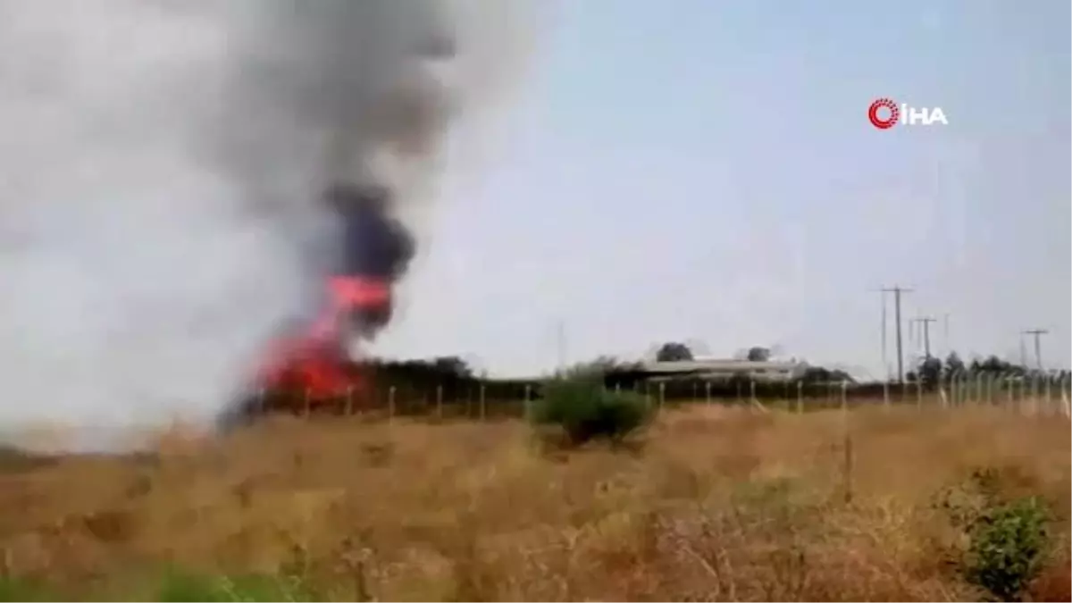 KKTC\'de korkutan yangınLefkoşa elektriksiz kaldı