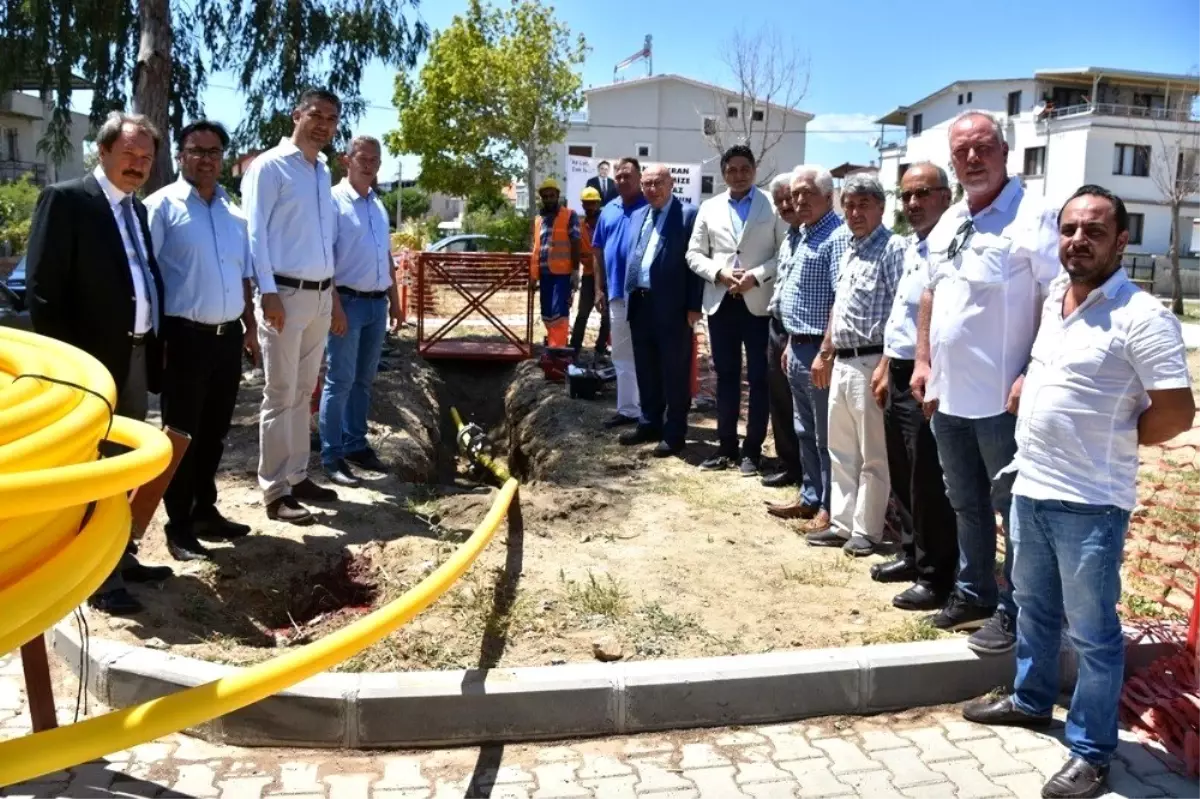 Yeni Şakran\'da doğal gaz için ilk kazma vuruldu